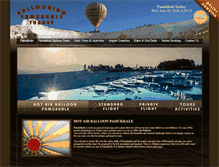 Tablet Screenshot of hotairballoonpamukkale.com